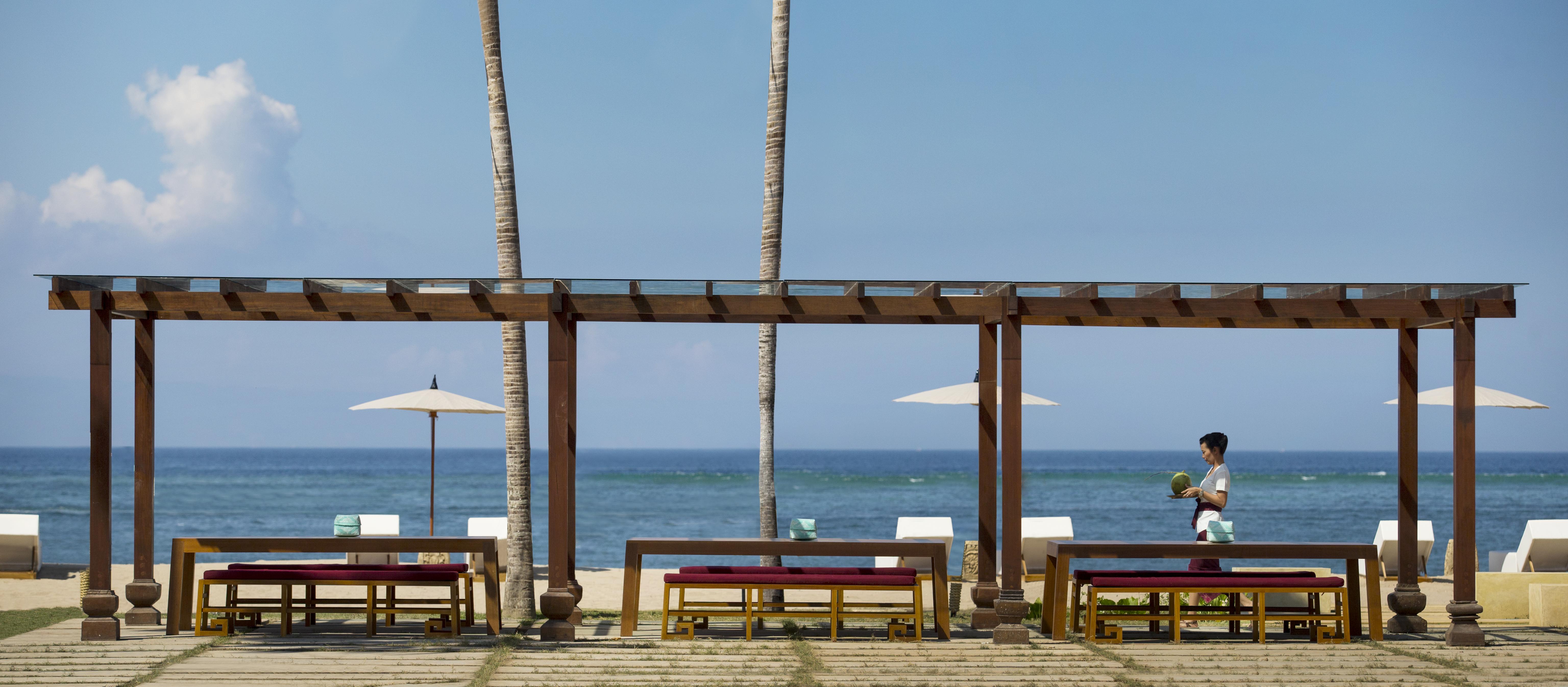 赛达拉精品海滩度假村 努沙杜瓦 外观 照片 Beach at the resort