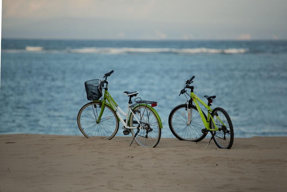 赛达拉精品海滩度假村 努沙杜瓦 外观 照片 Bicycles on the beach